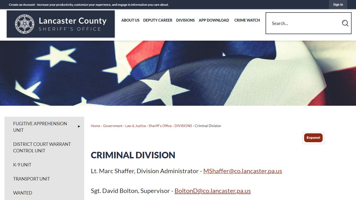 CRIMINAL DIVISION | Lancaster County, PA - Official Website